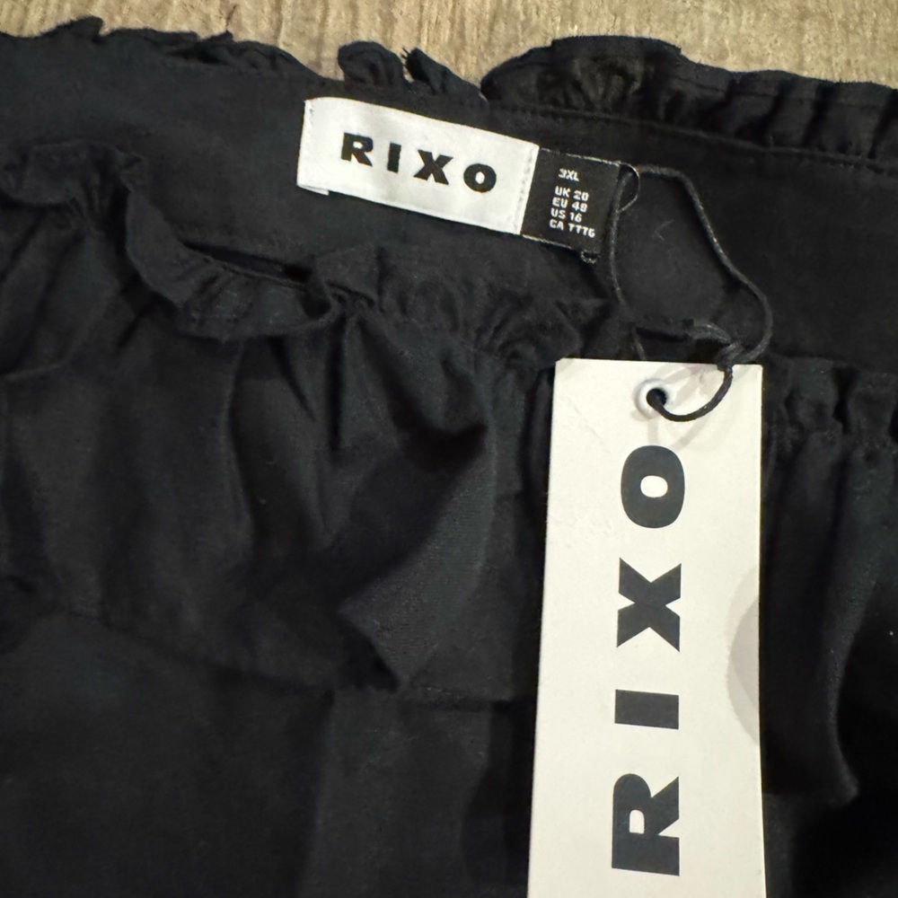Rixo Ruffle Crop Tank. - Picture 6 of 6